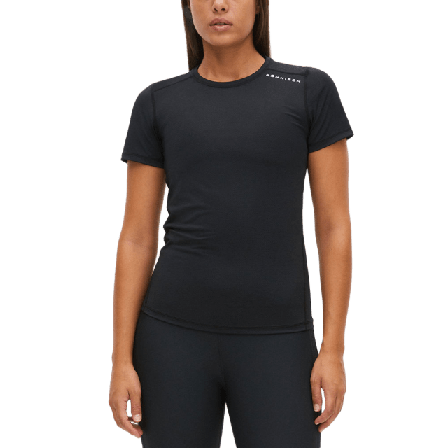 Röhnisch Jacquard Tee Sportlinnen & T-shirts Dam Svart XL