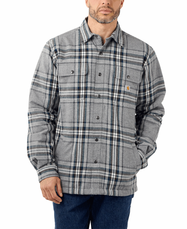 Carhartt Workwear Flannel Sherpa Lined Asphalt