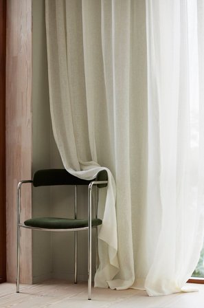 Jotex - Målbestilt Lingardin Naturhvit - CLEO - Kjøp Gardiner hos Jotex