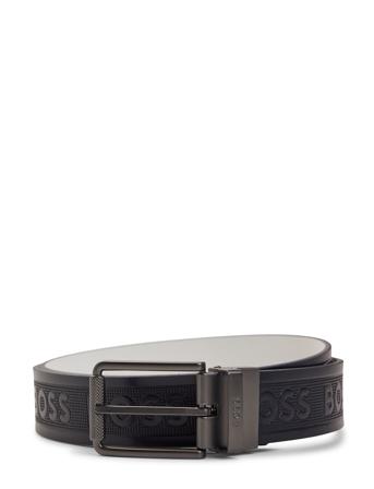 Tintin-Boss_Sr35_Stp Accessories Belts Classic Belts Marineblå BOSS