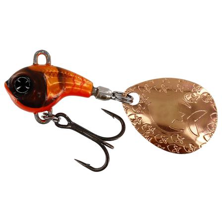 Westin DropBite Tungsten Spin Tail Jig 1,8cm 9g Fire Craw