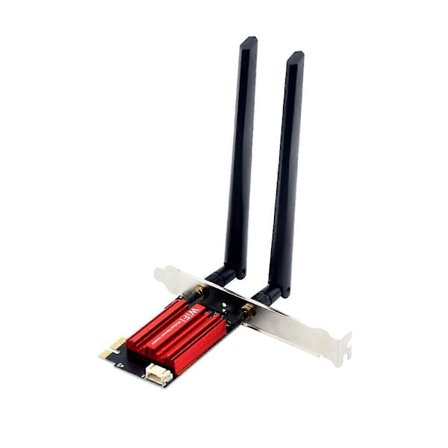 Wifi 6E AX210 PCIE Wifi Adapter 5400Mbps Trådløst Ethernet Nettverkskort BT 5.3 2.4G/5G Dual Band 80
