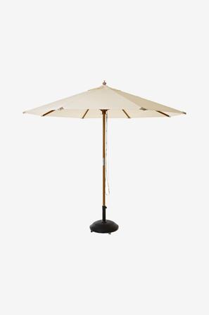 Cinas - Parasol Capri Ø3 m polyester - Hvid - Parasoller - Fra Homeroom