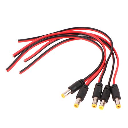5st DC Power Hane Hona-kabel 12V-kontakt DC-adapter Kabelkontakt