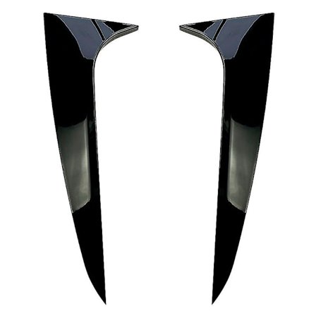 För- X4 G02 2019-2020 Bakre Sidoving Tak Spoiler Klistermärken Trim Cover Gloss Black