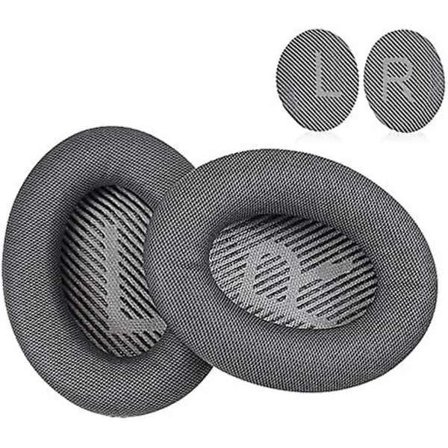 Ersättningstyg för öronkuddar kompatibla med Bose Quietcomfort 45 (qc45) Qc35 Ii trådlösa brusreducerande over-ear-hörlurar