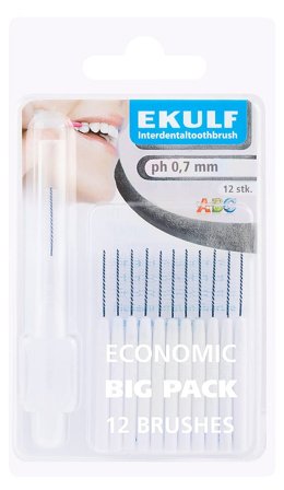 Ekulf Mellemrumsbørste 0,7, Medicin & Pleje, Mund & Tandpleje, Tandstikker