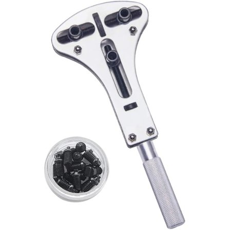 Kellonavaaja, kellon takakannen avaaja, kellonpoistotyökalu 18 avausruuvilla