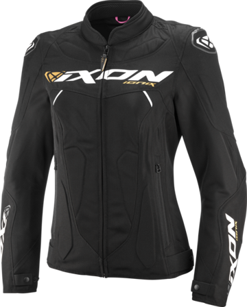 Motorradjacke Ixon Ionix Lady Damen Schwarz/Weiß S
