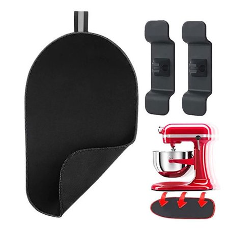 1 st Glidplatta + 2 st Trådkämmor Köksredskap Glidmatta Kök Svart 32-20cm_tfrf