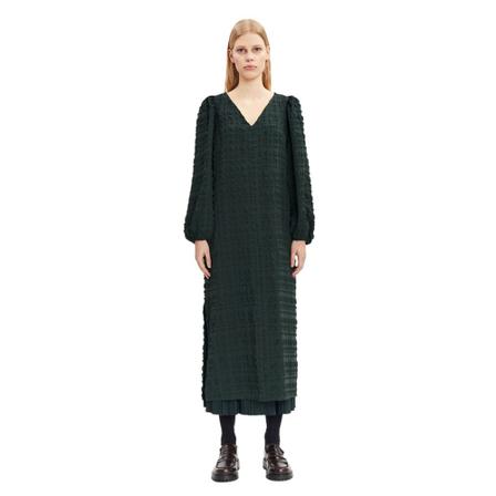 Samsøe Samsøe, anai long dress 13196 Groen, Dames, Maat:2XS,polyester