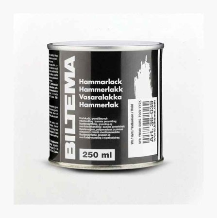 Biltema - Hammerlakk hvit 250 ml