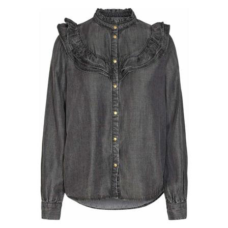 Sofie Schnoor shirt Grå, Dame Skjorter, Størrelse: L