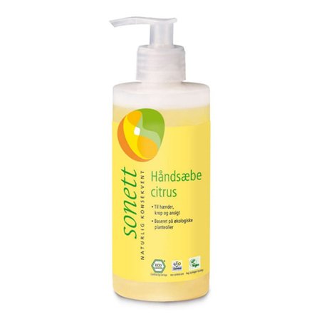 Sonett Håndsæbe Citrus 300 ml, Skincare, Håndpleje, Håndsæbe