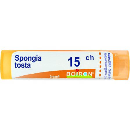 Boiron Spongia Tosta Granuli 15Ch Tubo 4g