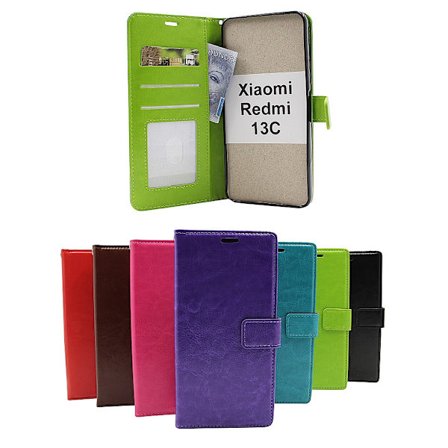 Crazy Horse Wallet Xiaomi Redmi 13C
