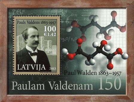 Letland - Pauls Valdens - Postfrisk miniark