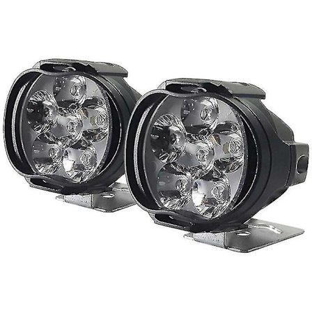 2 stk Universelle Motorsykkel Frontlykter