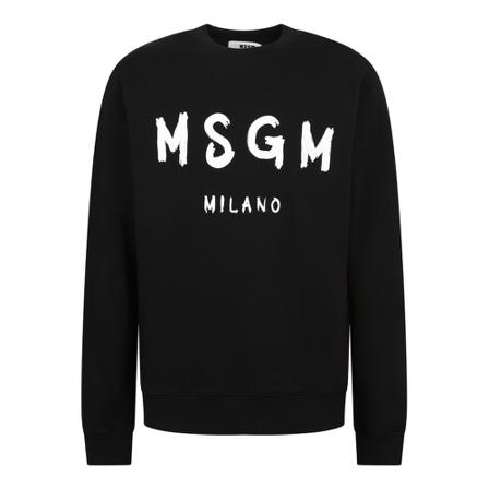 Msgm Sweatshirts Sort, Herre