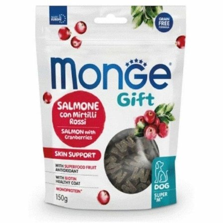 Monge Snack Super M Skin Support Per Cani Adulti Salmone Con