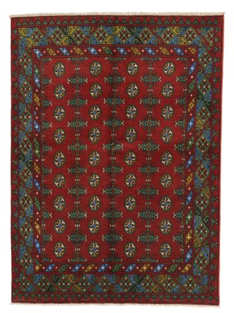 Medallion Small Afghan Fine Rug 150X197 Wool