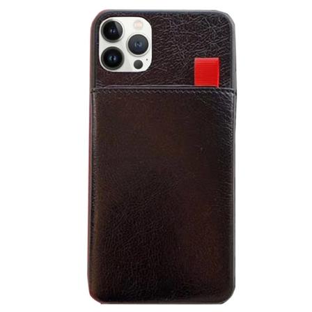 iPhone 14 Pro - Skal med Korthållare Svart