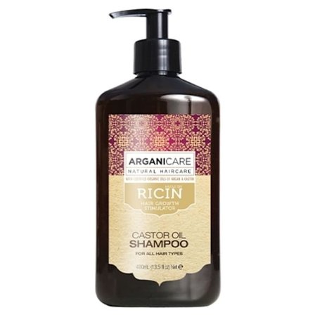 Arganicare Growth accelerator schampo med ekologisk ricinolja. 400 ml