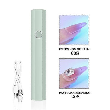 Lulou Magic Solid Neglelimsett 3-i-1 Neglekunstsett For Negletipper Press På Negler