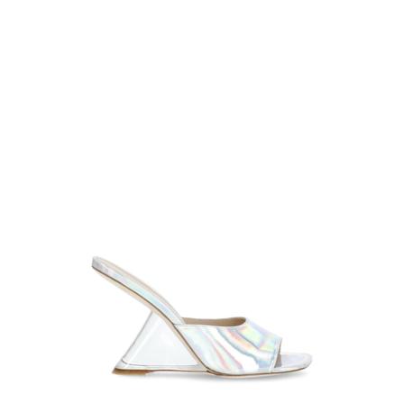 Stuart Weitzman, Sandals Grijs, Dames, Maat:37 EU,Zilver
