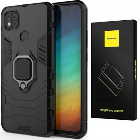 Spacecase-Fodral Till Xiaomi Redmi 9C 10A Telefon Svart