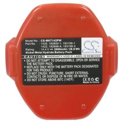 Elværktøjsbatteri til Makita 1051D, 1051DWA, 1051DWAE og andre.