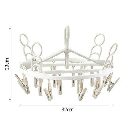 1 kpl Beige Kuivausteline, Sukka Ripustin Kotitalous Taitettava