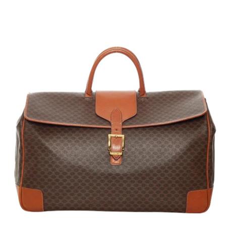 Celine Vintage, Pre-owned Handbag Bruin, Dames, Maat:ONE Size,Canvas