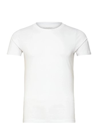 Jack & Jones Jormuscle Plain Tee Ss Crew - White - L