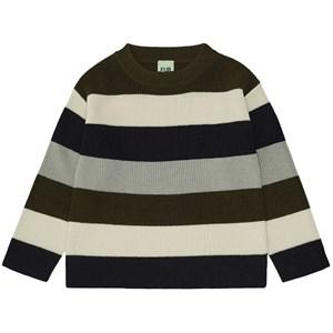 Kids - FUB Striped Jumper Beige Melange 100 cm - Jumpers and knitwear - 100 cm - Beige