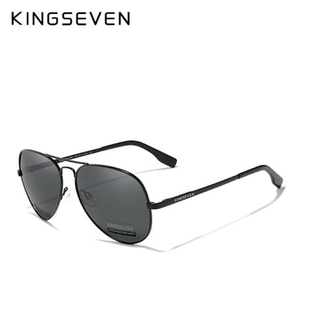 KINGSEVEN Herr Aluminium Solglasögon 2022 Nya Polariserade UV400 Spegel Herr Solglasögon Dam För Herrar Oculos de sol 7735