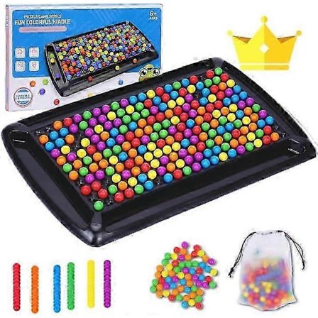 48-241 stk. Perler Intellektuelt Skakbræt Strategi Brætspil Skakbræt til Børn & Voksne