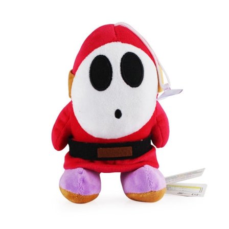 Super Mario All Star Collection 1591 Shy Guy Plyschfigur, 6,5"