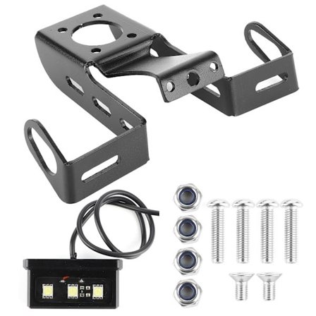 Motorcykel Fender Eliminator Nummerskylthållare Montering med LED-ljus Passar för Yamaha YZF R6 2006-2016