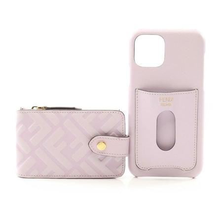 Fendi Vintage Pre-owned Iphone 11 Pro Case Lilla, unisex Vintage Accessories, Størrelse: ONE Size