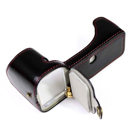 Sony A7c nahkakotelo - Musta