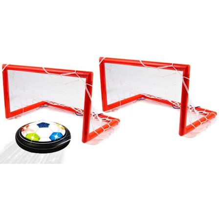 Hoverfotboll Set Leksak - Fotbollssport Spel - Levereras med 2 Mål med Nät - Premium Material, Säkert för Barn - Perfekt för inomhus