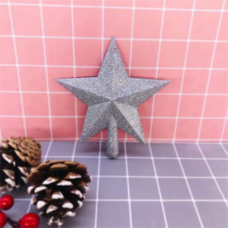 Christmas Tree Top Star Shiny Powder Femuddig Stjärna Nyår