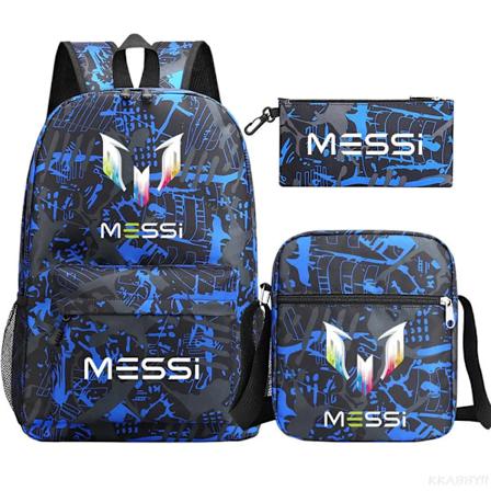 Fotball Messi Ryggsekk 3-delt Lavender