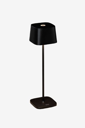 Konstsmide - Bordslampa Capri USB höjd 36 cm - Svart - Uppladdningsbara lampor - Från Homeroom