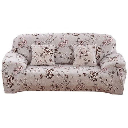 Sofföverdrag 2-sits 140-180cm Blommor Överdrag Soffa med Moderna Armstöd Överdrag Universal Elastisk Soffa Sofföverdrag Skyddsöverdrag