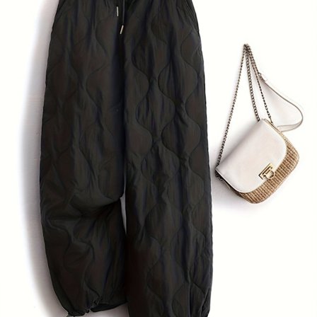 Dame Efterår/Vinter Vintage Varme Bukser, Lange Bukser, Termiske Joggingbukser med Lommer, Skibukser