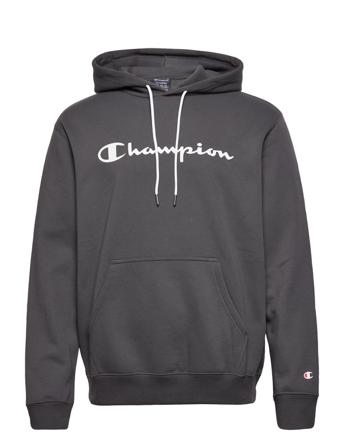 Hooded Sweatshirt Hoodie Trøje Sort Champion