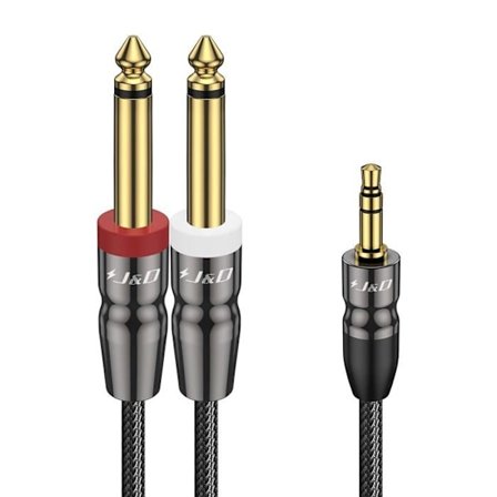 Kabel för instrument - jack för instrument J-d - LH-3.5mm-G-2X6.35mm-G-BZX-All