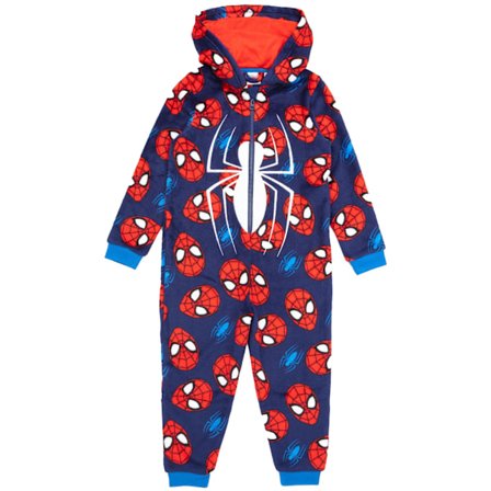 Spider-Man Barn/Barnkalvar Sovdress 9-10 År Blå/Röd